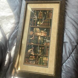 Cat picture in frame